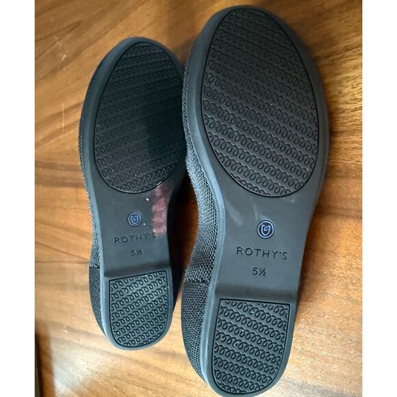 Rothy's The Flat Ballet Round Black Flat 5.5 - Picture 8 of 8